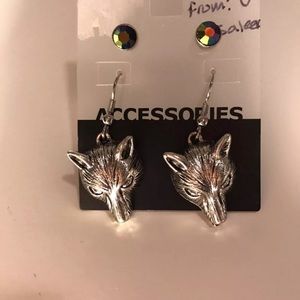 Wolf Earrings