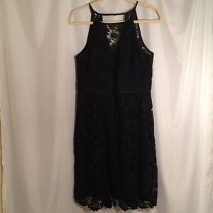 White House | Black Market Crocheted A-Line Dress