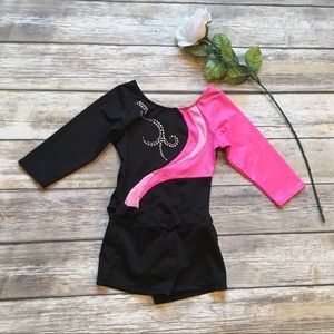 Pink and Black Gymnastic Set