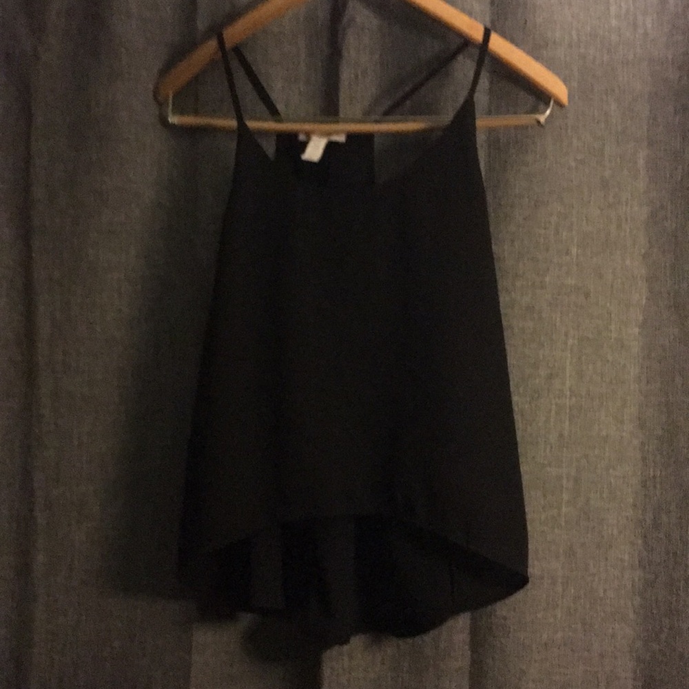 Jet Black High Low Shirt