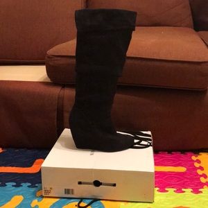 Nine West suede high top boots