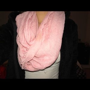 Baby pink scarf