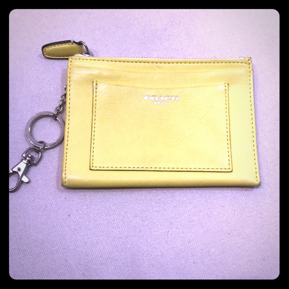 Coach leather wallet