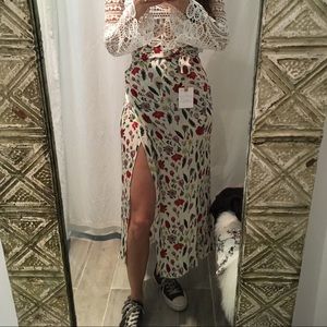 NWT stone cold fox wrap skirt