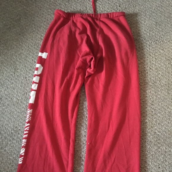 Victoria Secret Pink  Ladies Sweatpants S Red - Picture 5 of 6