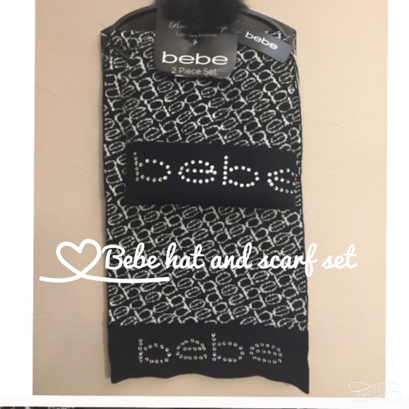 Bebe hat and scarf set Clearance