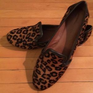 Leopard print loafers