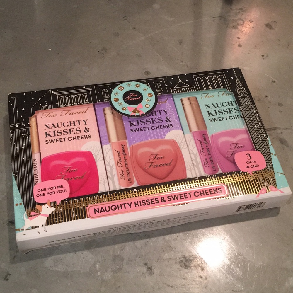 New Too Faced Naughty Kisses & Sweet Cheeks