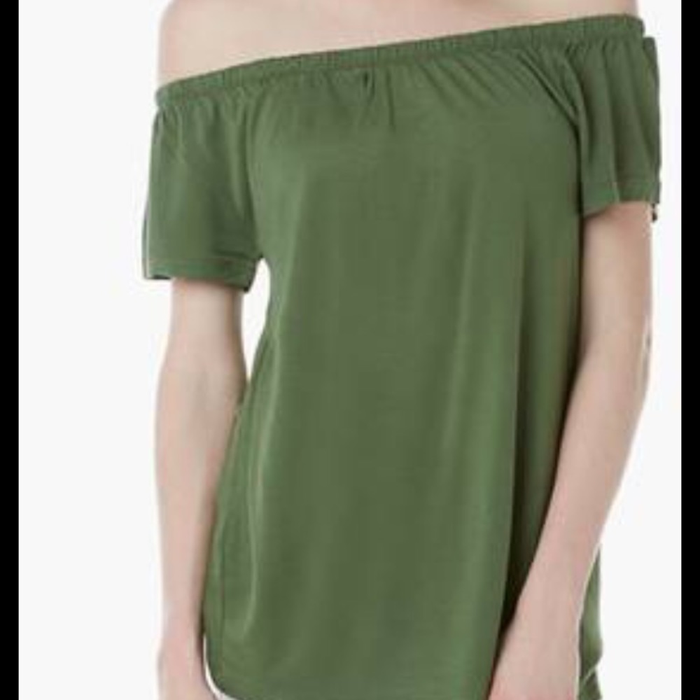 Olive green shirt can adjust and make sleeveless - Picture 4 of 6