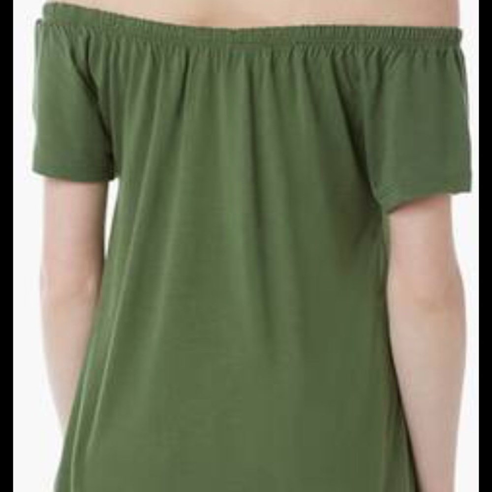 Olive green shirt can adjust and make sleeveless - Picture 5 of 6