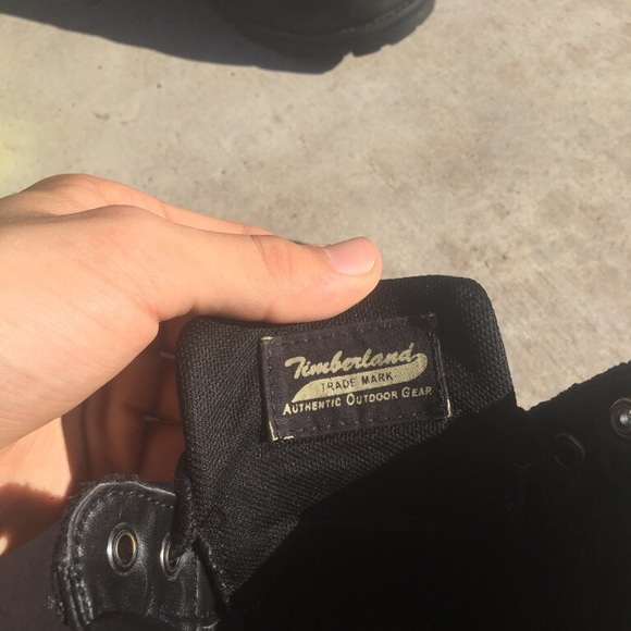 Black Timberland Boots main image 4