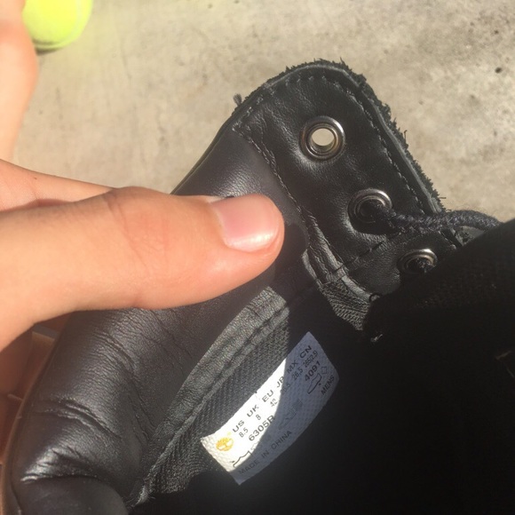 Black Timberland Boots