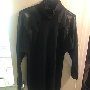 Long sleeve black dress