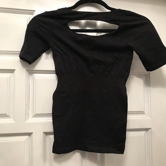 Bebe bodycon open back Top. NWOT - Picture 2 of 3