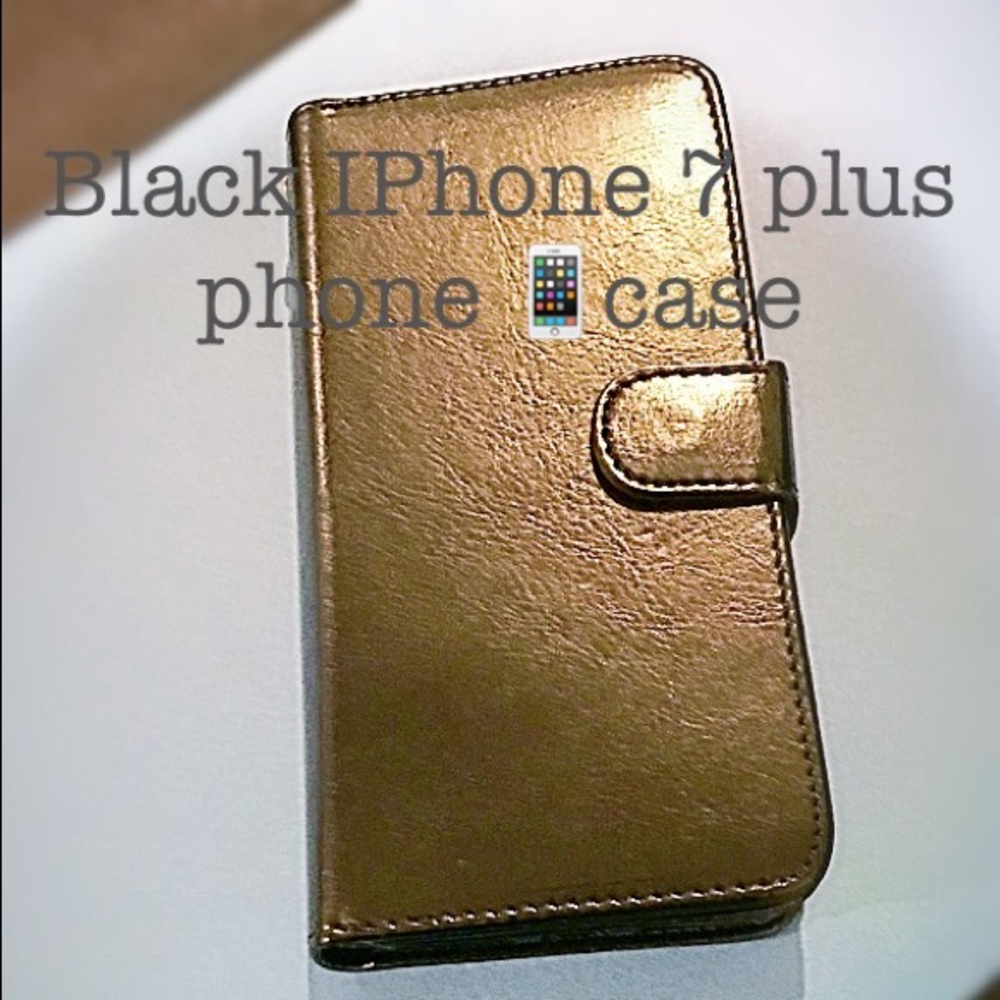 Black iPhone 📱7 Plus phone case