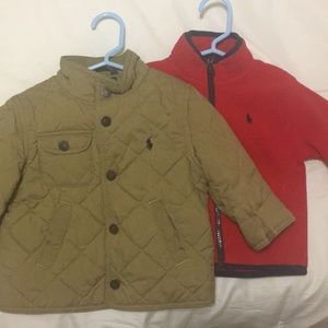 Polo Ralph Lauren boys quilted jacket & fleece
