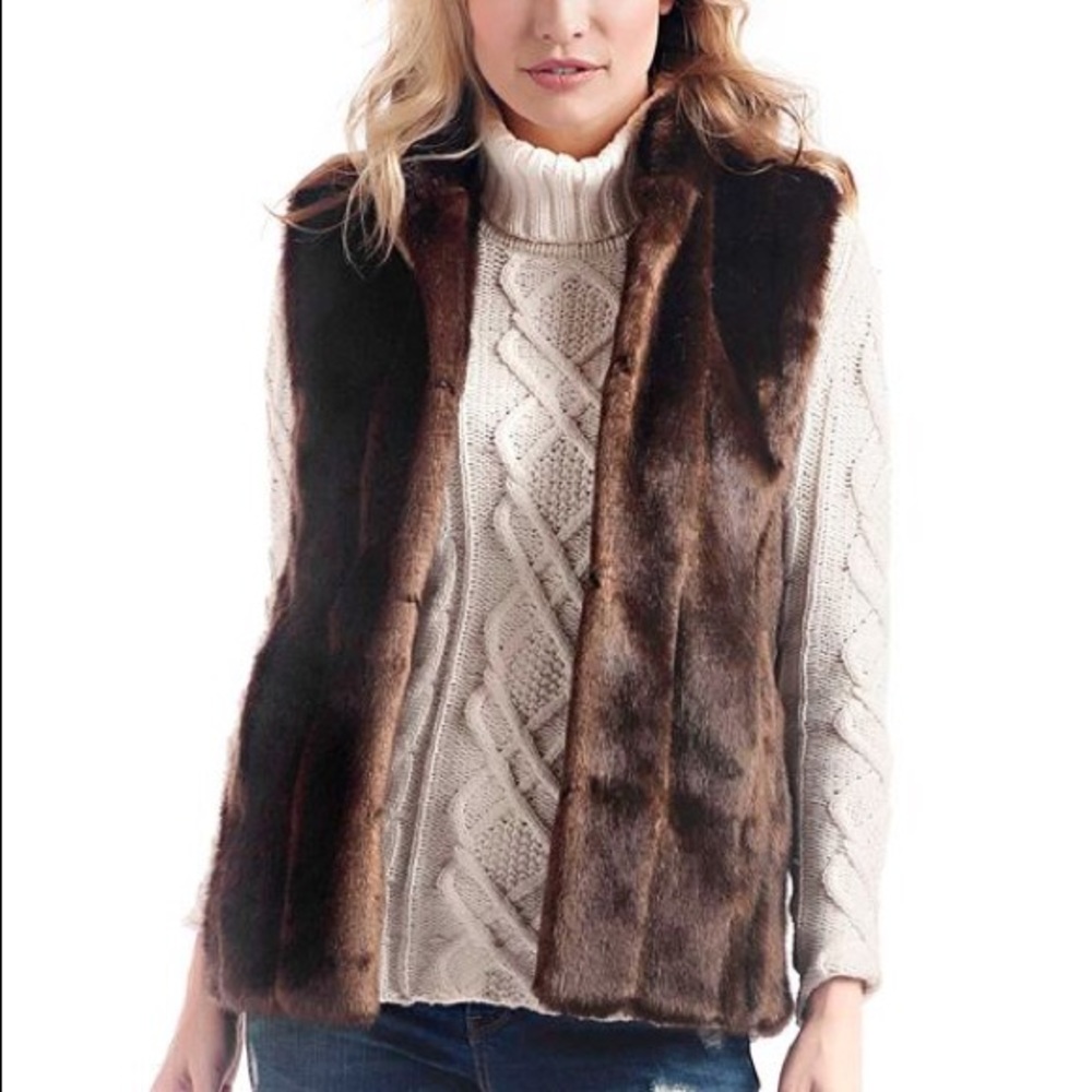 Fabulous Furs Sable Faux Vest