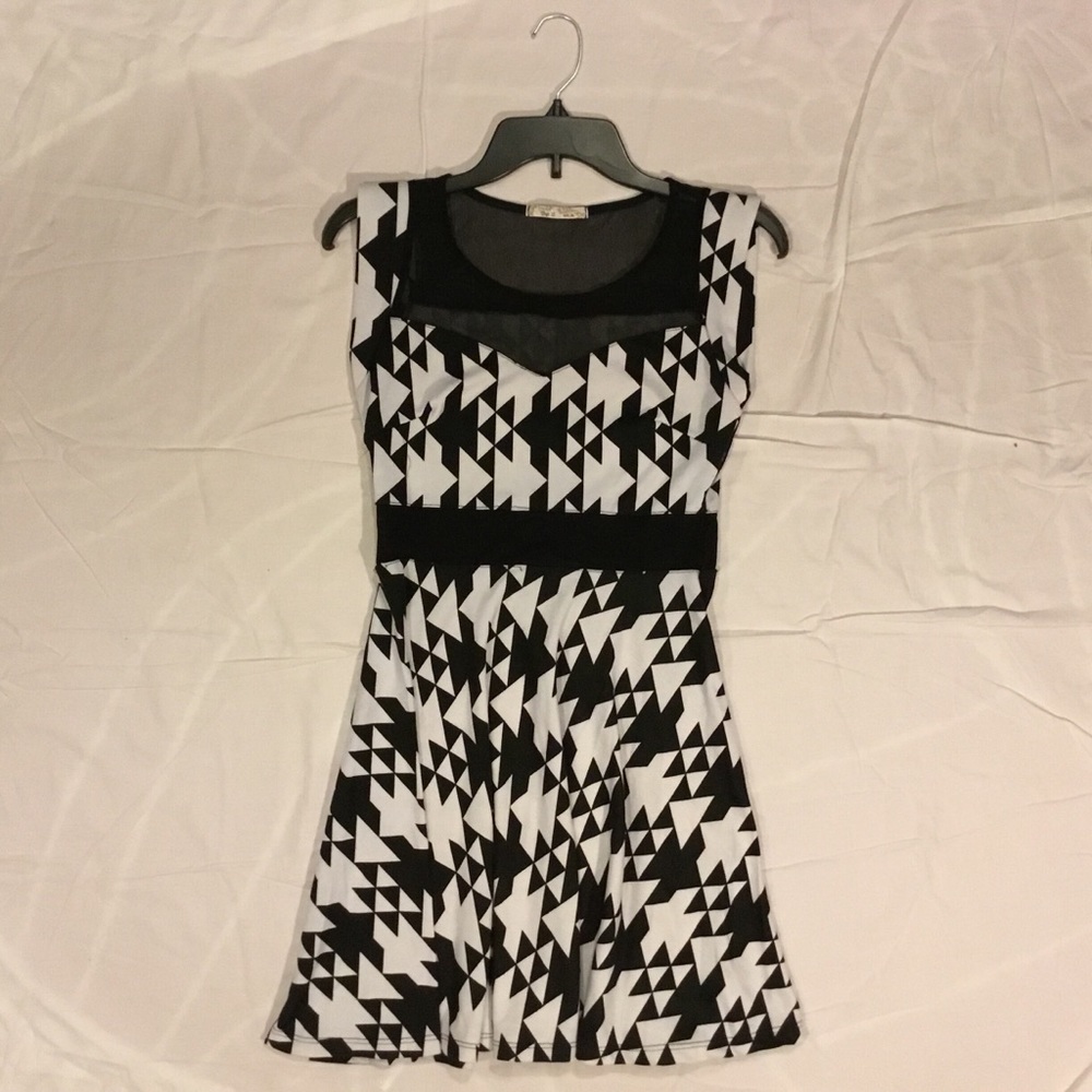 Black & White Pattern Dress