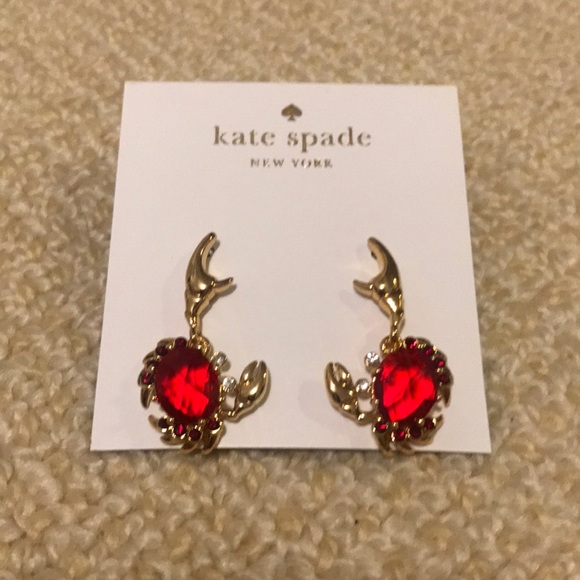 crab earrings kate spade