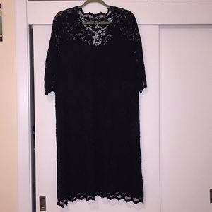 Plus Size Karen Kane Black Lace Dress 2X