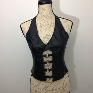 💥 Wilson Leather Halter Top
