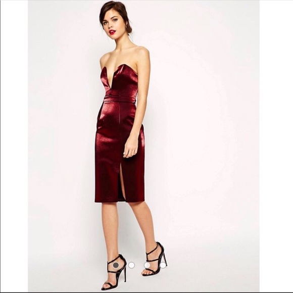 ASOS Dresses & Skirts - ASOS Red Carpet super plunge pencil dress