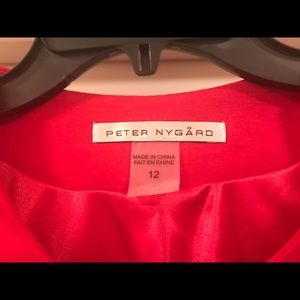 Red rogue Peter Nygard peplum  brand new size 12
