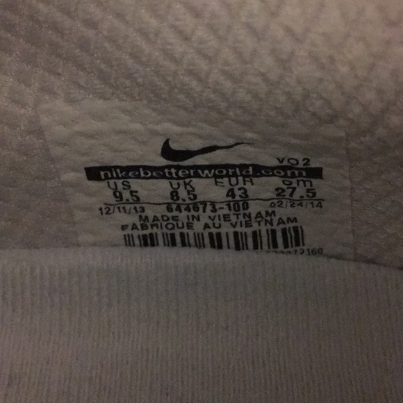 Men’s Size 9.5 Nike Training Shoes - Picture 2 of 3