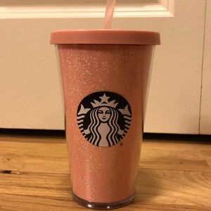 NWT Starbucks Pink Sparkle Cup/Tumbler