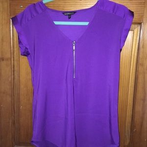 Express Zip Up Blouse