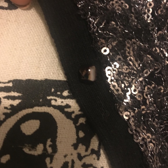 NWT Anthropologie sequin Cardigan Size Small - Picture 3 of 5