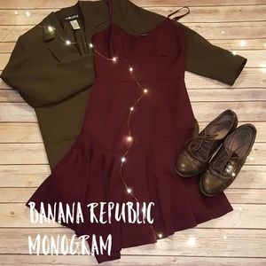 Banana Republic Monogram Asymmetrical Dress