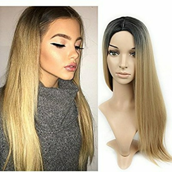 Brown Blonde Full Wig