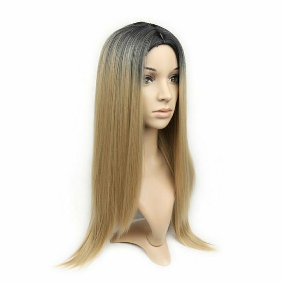 Brown Blonde Full Wig