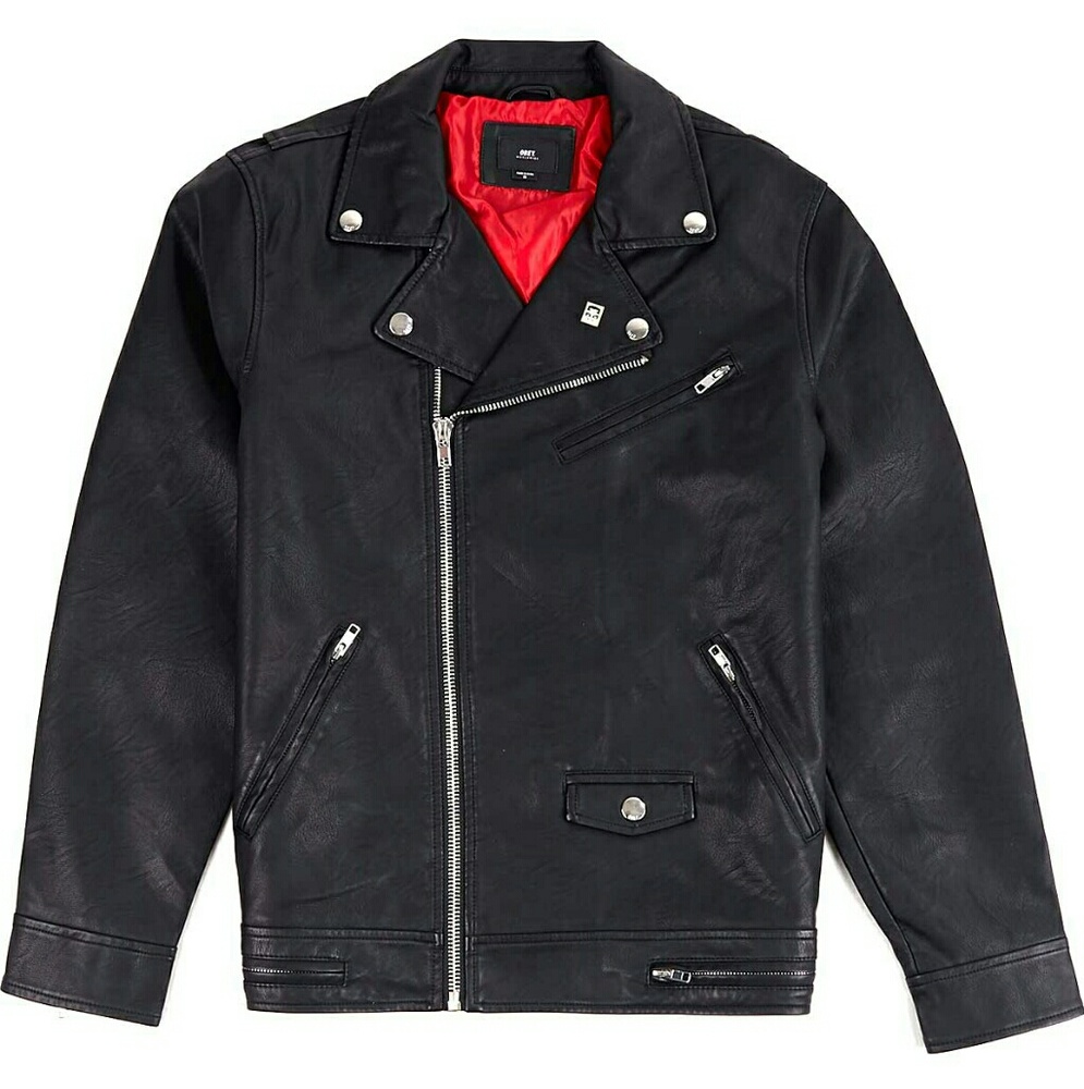 Men's Obey faux leather jacket