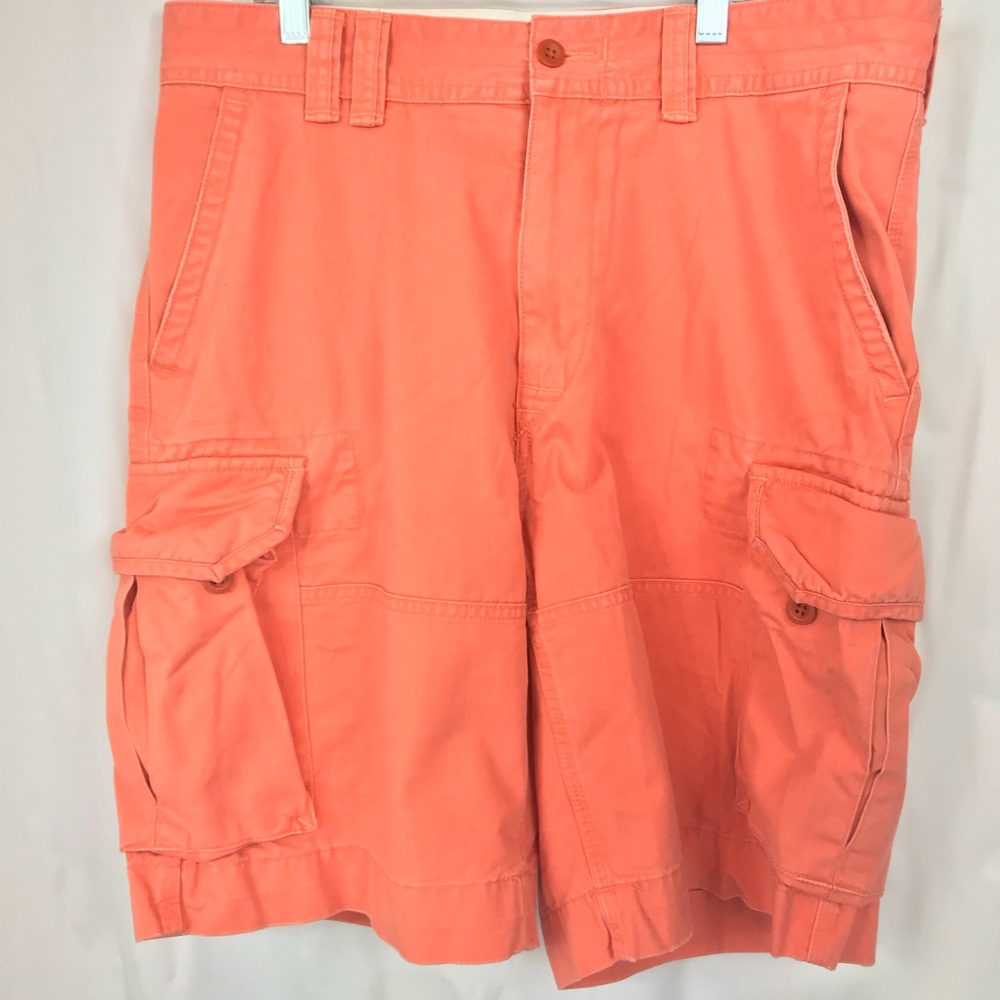 POLO RALPH LAUREN MEN COTTON CARGO SHORTS SIZE 34