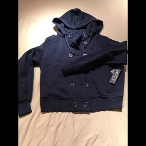 WetSeal - Double breasted Hooded jacket