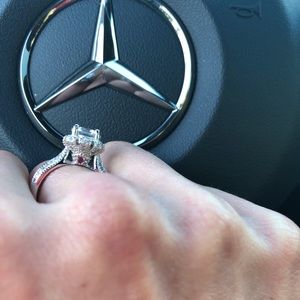 Crown Jewelry Ring cubic zirconia sterling silver