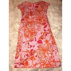 Colorful cap sleeve dress by Taylor