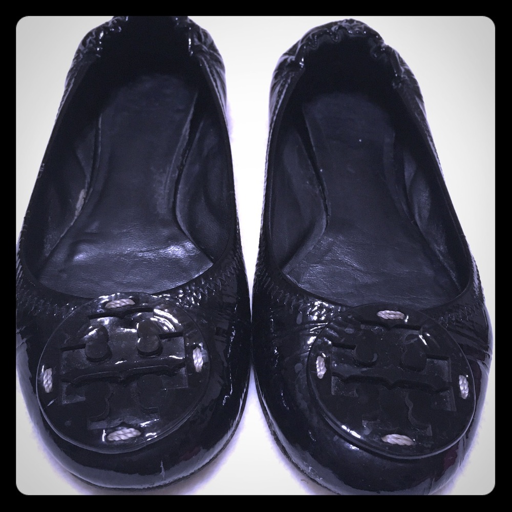 Tory Burch authentic. Black flats preloved, GUC