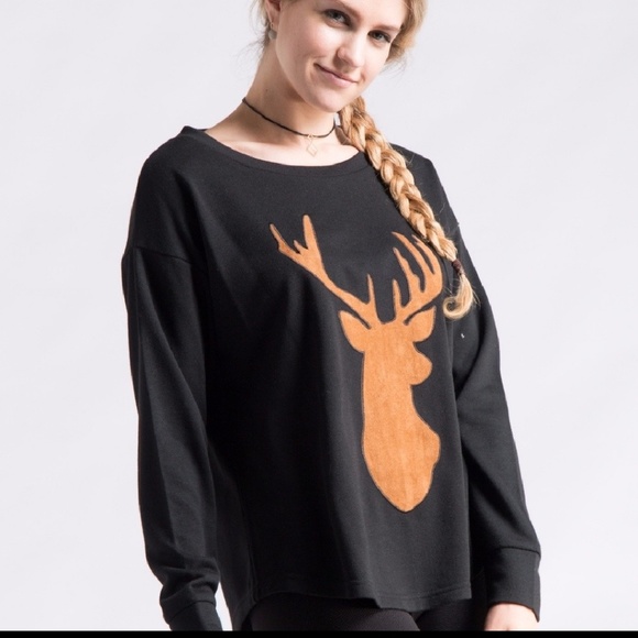 💥SALE💥Chic Holiday Sweat Shirt - Picture 2 of 3