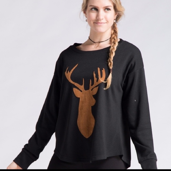 💥SALE💥Chic Holiday Sweat Shirt - Picture 3 of 3