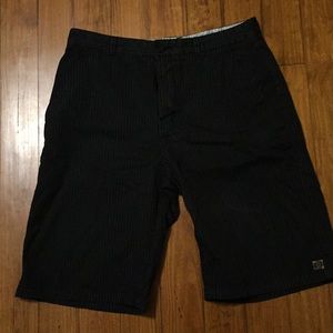 DC pinstripe shorts