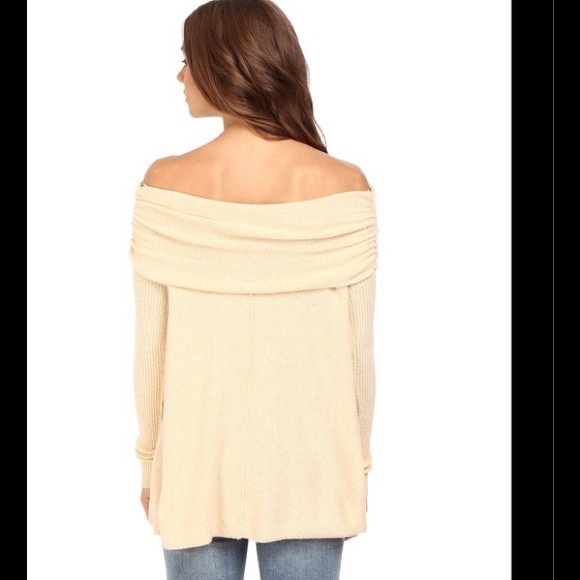 NWOT Free People Off Shoulder Sweater - Picture 2 of 5