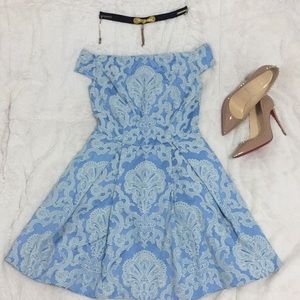 #21 Topshop off shoulder dress