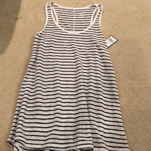 black and white striped shirt