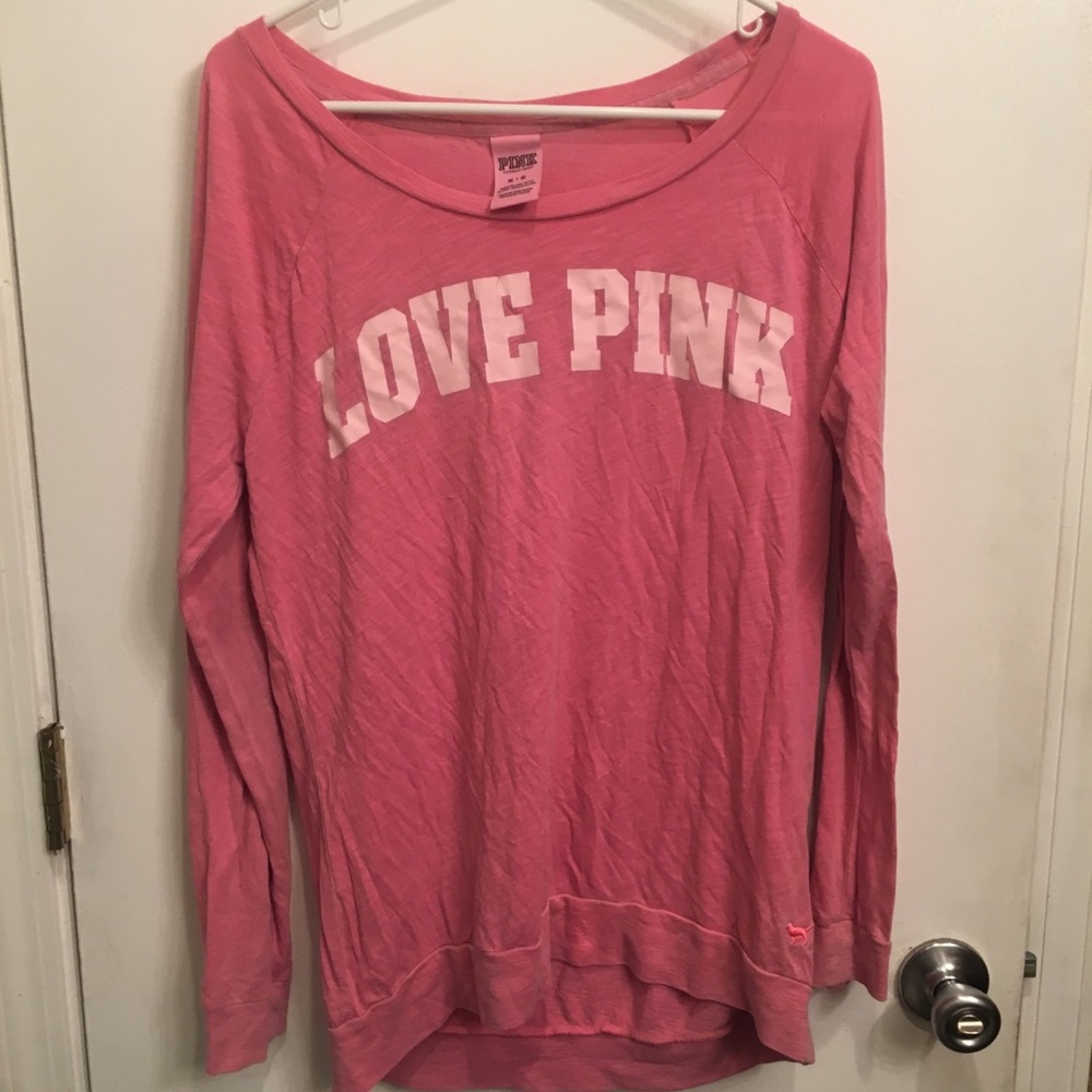 Pink long sleeve shirt