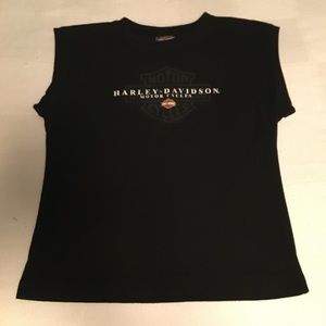 Harley Davidson sleeveless top