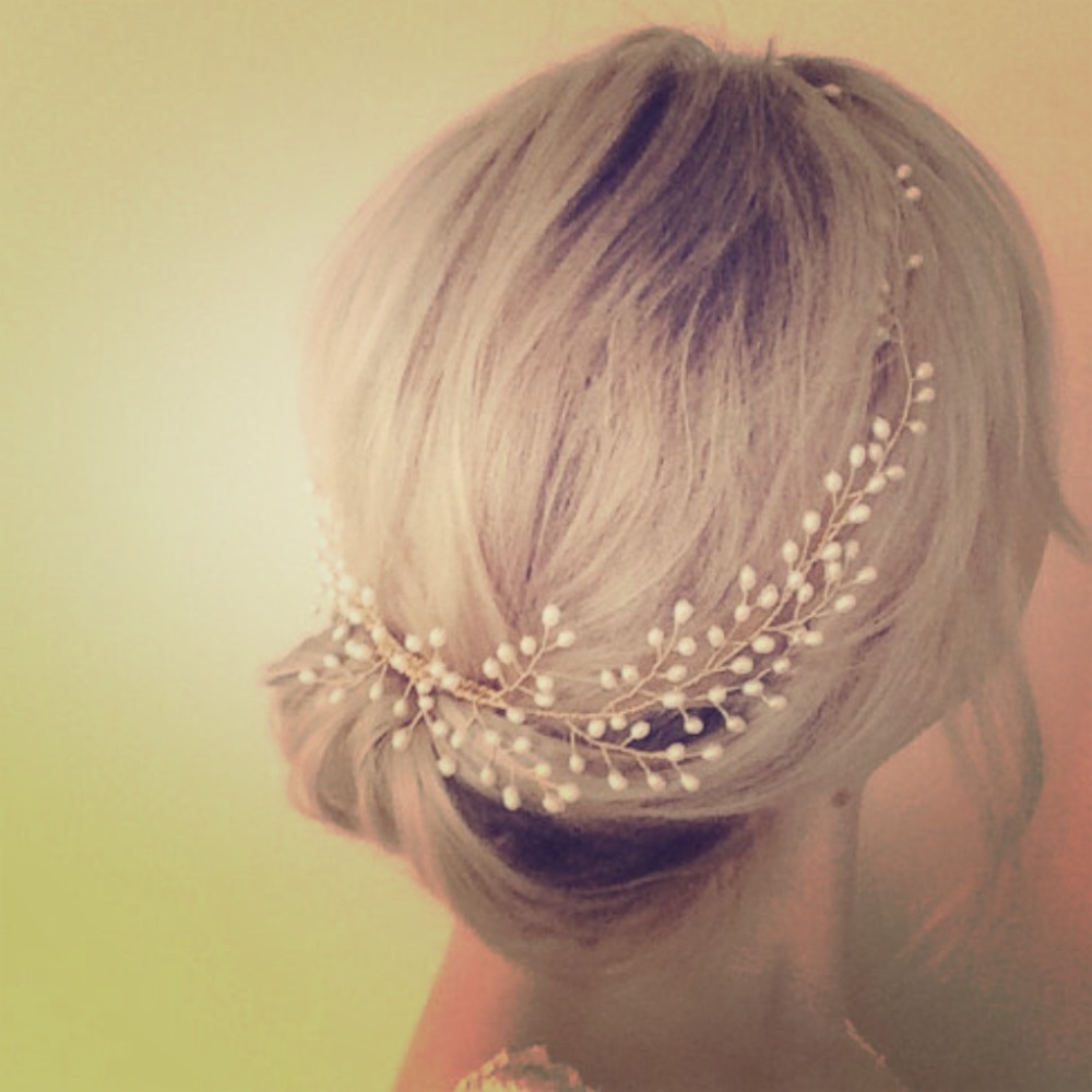 Bridal Hair Piece (Crown, Halo, Vine)