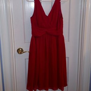 Red dress, great for weddings or date night